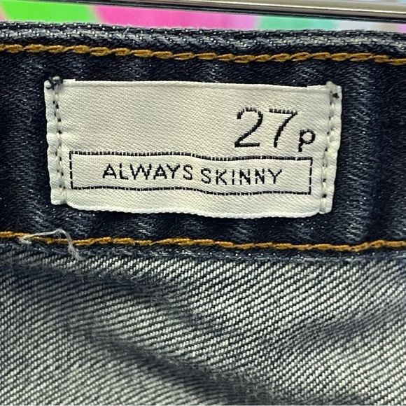 GAP 1969 Always Skinny Jeans, Size 27P. In good used condition! - Picture 5 of 8